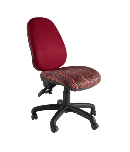 High Back Operator Chair (Twin Lever on Castors)